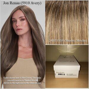Jon Renau 5910 Avery Smartlace Synthetic Lace Front Wig 24BT18S8 (Shaded Mocha)